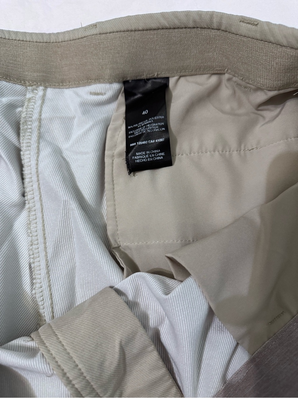 Greg Norman Collection Light Gray Athletic Shorts - Picture 2 of 4